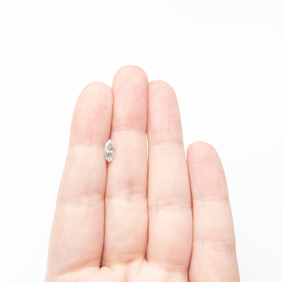 The 0.78ct 8.97x4.21x3.25mm Marquise Brilliant 27226-40 by East London jeweller Rachel Boston | Discover our collections of unique and timeless engagement rings, wedding rings, and modern fine jewellery. - Rachel Boston Jewellery