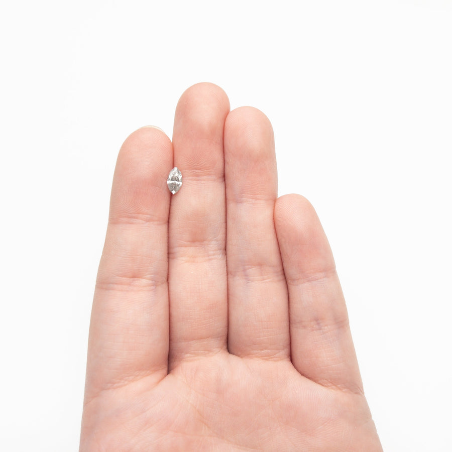 The 0.44ct 7.37x3.98x2.45mm Marquise Brilliant 27226-44 by East London jeweller Rachel Boston | Discover our collections of unique and timeless engagement rings, wedding rings, and modern fine jewellery. - Rachel Boston Jewellery