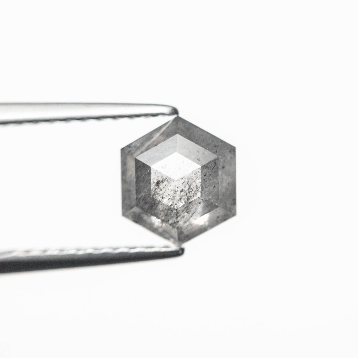 The 1.14ct 7.02x6.04x3.26mm Hexagon Rosecut 27230-10 by East London jeweller Rachel Boston | Discover our collections of unique and timeless engagement rings, wedding rings, and modern fine jewellery.