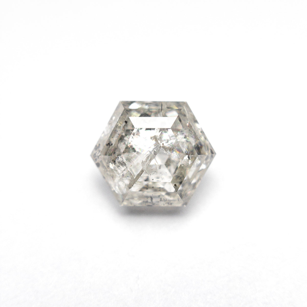 The 1.70ct 7.53x6.25x4.51mm Hexagon Step Cut 🇨🇦 27262-01 by East London jeweller Rachel Boston | Discover our collections of unique and timeless engagement rings, wedding rings, and modern fine jewellery.