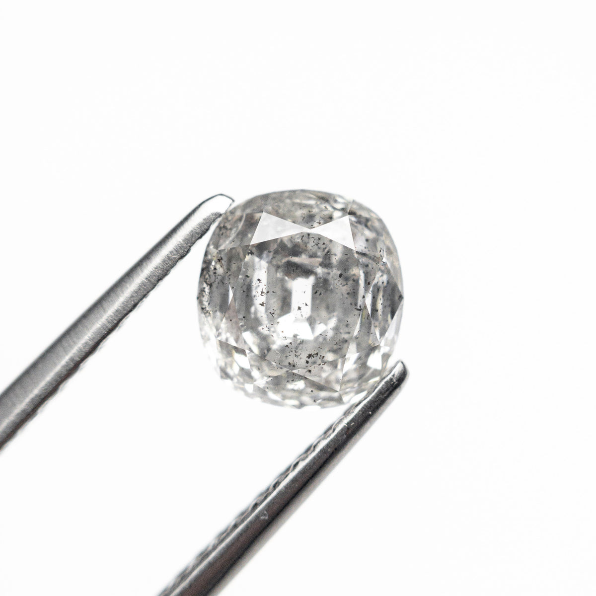 The 1.47ct 6.56x6.17x4.25mm Modern Antique Old Mine Cut 🇨🇦 27297-01 by East London jeweller Rachel Boston | Discover our collections of unique and timeless engagement rings, wedding rings, and modern fine jewellery.