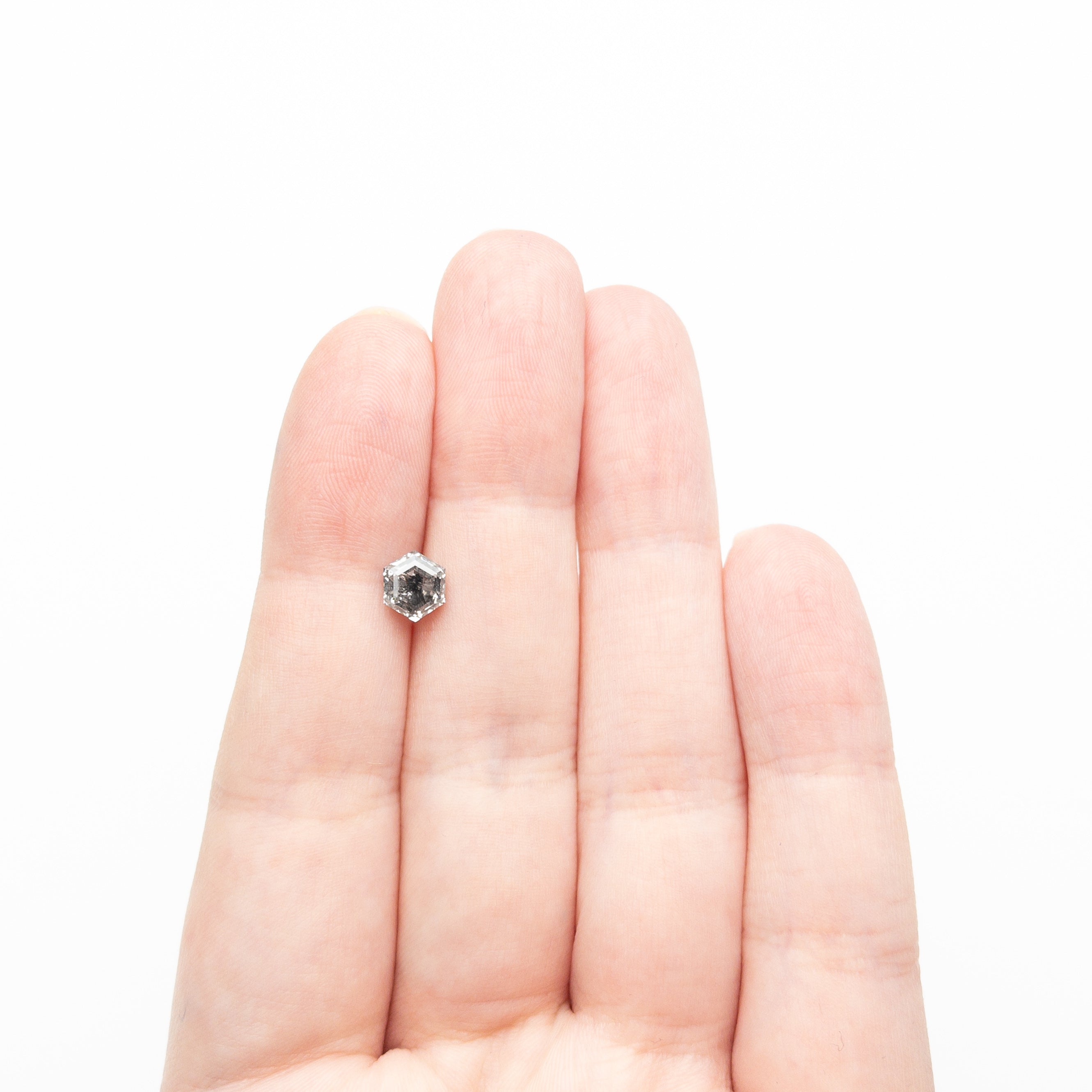 The 1.15ct 6.70x5.75x3.82mm Hexagon Double Cut 🇨🇦 27300-01 by East London jeweller Rachel Boston | Discover our collections of unique and timeless engagement rings, wedding rings, and modern fine jewellery.