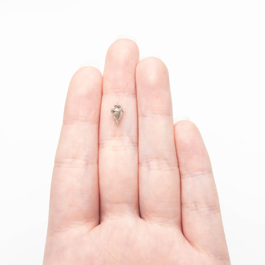 The 1.13ct 9.80x5.81x3.75mm Kite Step Cut 🇨🇦 27301-01 by East London jeweller Rachel Boston | Discover our collections of unique and timeless engagement rings, wedding rings, and modern fine jewellery. - Rachel Boston Jewellery