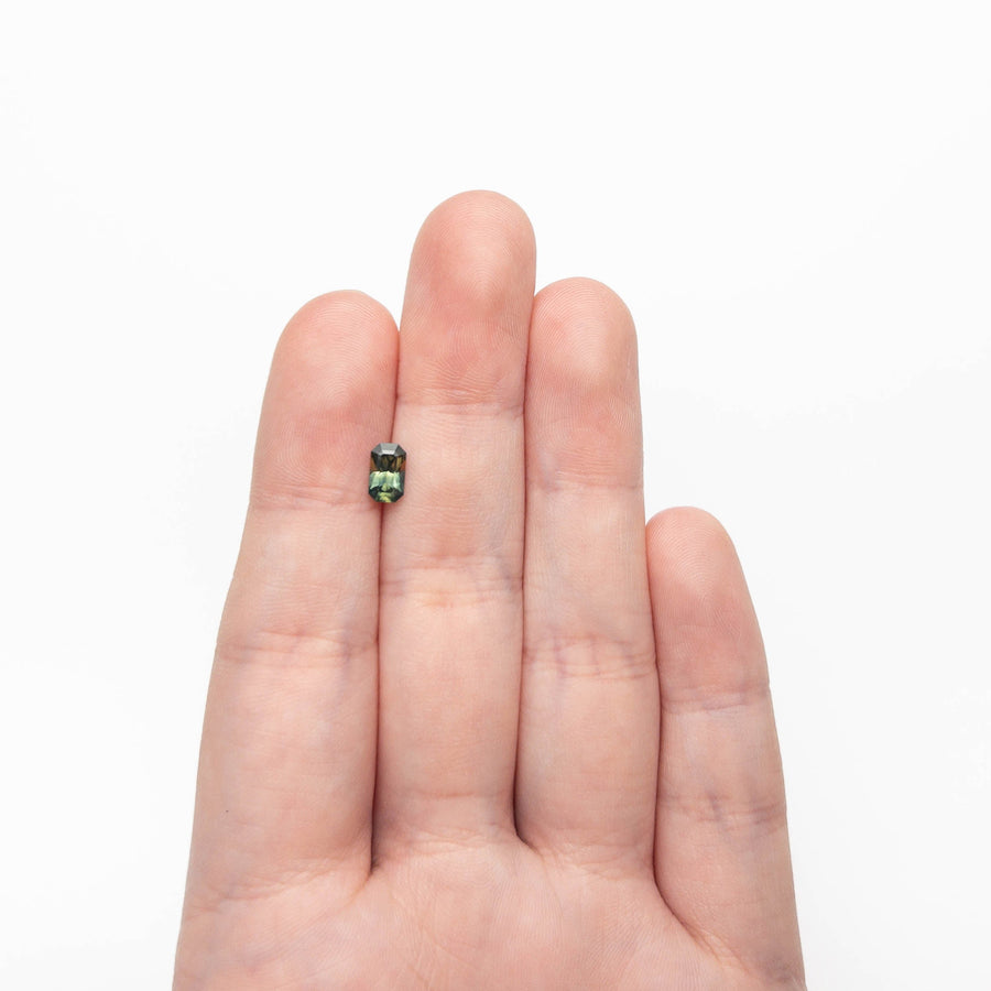 0.80ct 6.94x4.16x3.15mm Cut Corner Rectangle Step Cut Sapphire 27336-35 - Rachel Boston Jewellery