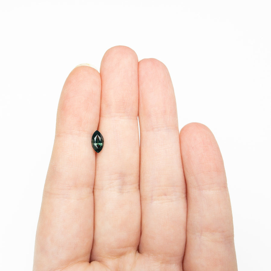 0.94ct 8.11x4.57x3.46m Marquise Brilliant Sapphire 27344-01 - Rachel Boston Jewellery