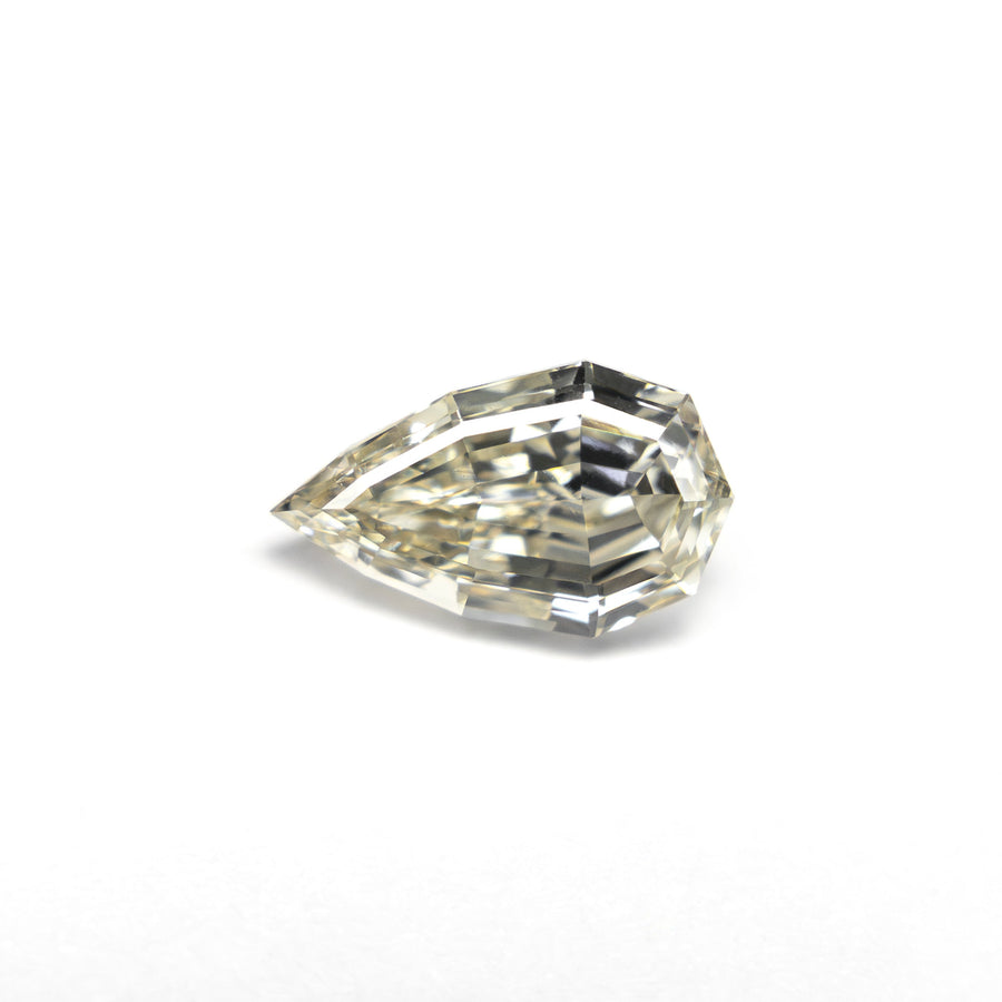 The 0.71ct 7.85x4.68x2.90mm VVS2 Q-R Geo Pear Step Cut 🇿🇦 27364-15 by East London jeweller Rachel Boston | Discover our collections of unique and timeless engagement rings, wedding rings, and modern fine jewellery. - Rachel Boston Jewellery