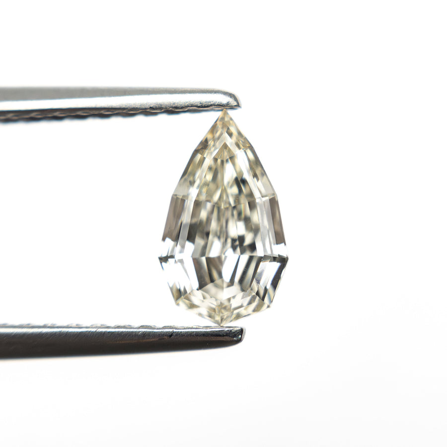The 0.71ct 7.85x4.68x2.90mm VVS2 Q-R Geo Pear Step Cut 🇿🇦 27364-15 by East London jeweller Rachel Boston | Discover our collections of unique and timeless engagement rings, wedding rings, and modern fine jewellery. - Rachel Boston Jewellery