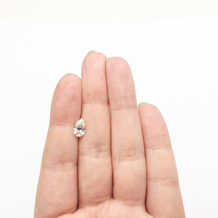 The 1.20ct 9.20x5.99x3.69mm VS2 O-P Pear Brilliant 🇨🇦 27376-05 by East London jeweller Rachel Boston | Discover our collections of unique and timeless engagement rings, wedding rings, and modern fine jewellery. - Rachel Boston Jewellery