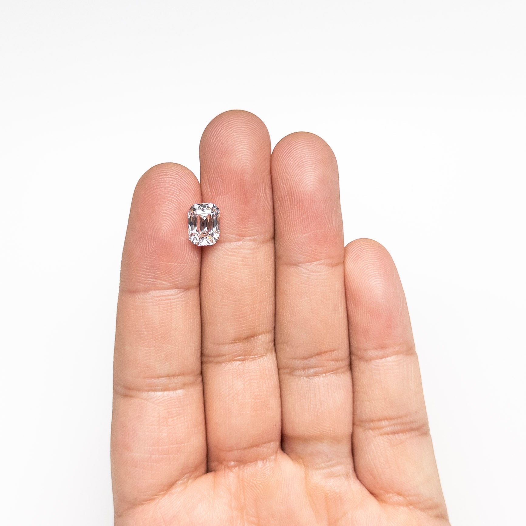 The 2.54ct 8.67x6.64x5.12mm GIA SI1 G Cushion Brilliant 27380-01 by East London jeweller Rachel Boston | Discover our collections of unique and timeless engagement rings, wedding rings, and modern fine jewellery.