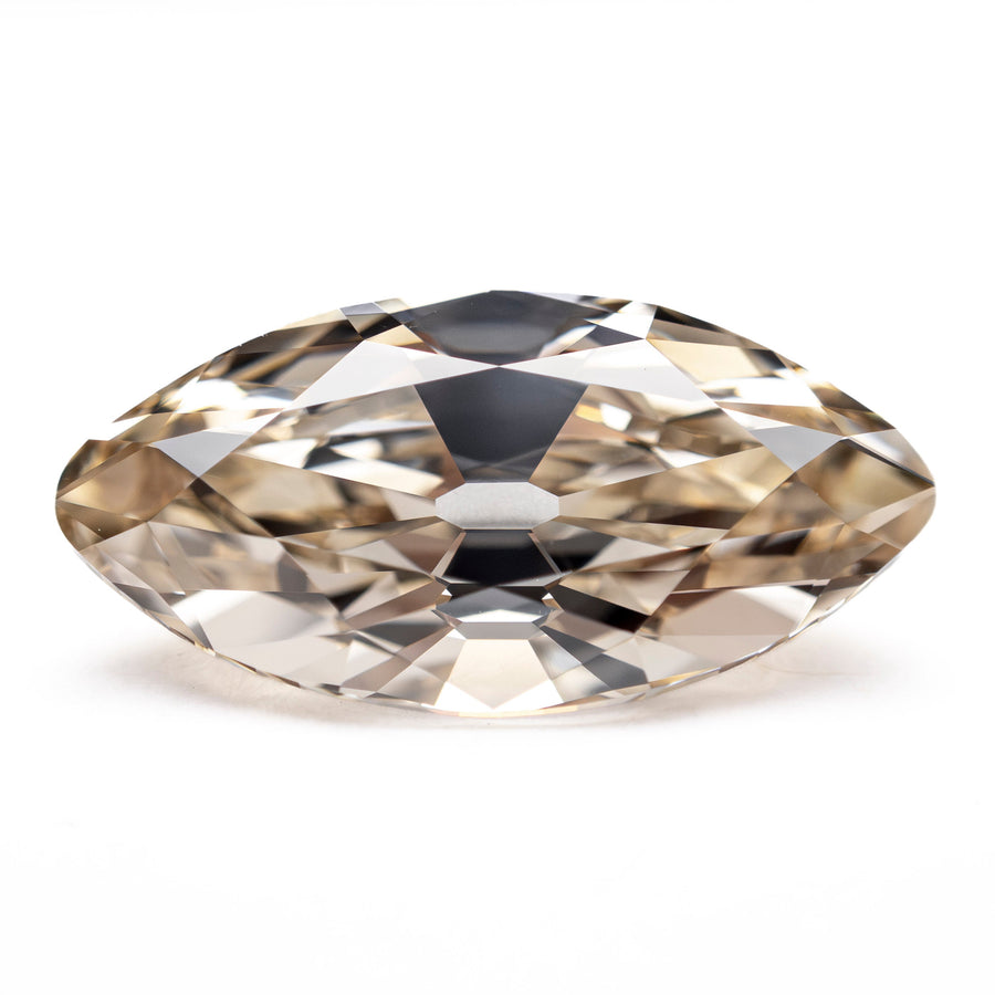 The 5.51ct 17.14x8.70x5.50mm GIA VS2 S-T Modern Antique Moval Brilliant 27406-01 by East London jeweller Rachel Boston | Discover our collections of unique and timeless engagement rings, wedding rings, and modern fine jewellery. - Rachel Boston Jewellery