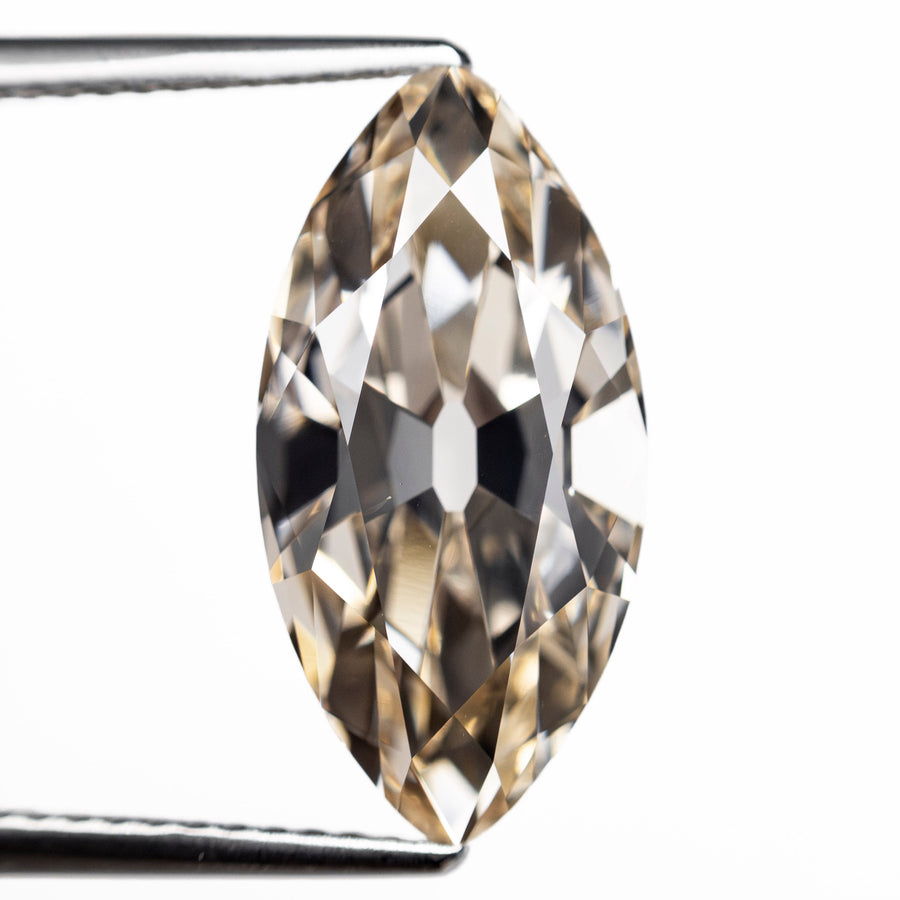 The 5.51ct 17.14x8.70x5.50mm GIA VS2 S-T Modern Antique Moval Brilliant 27406-01 by East London jeweller Rachel Boston | Discover our collections of unique and timeless engagement rings, wedding rings, and modern fine jewellery. - Rachel Boston Jewellery