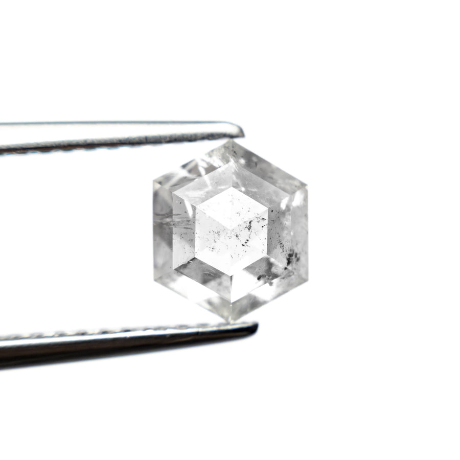 The 1.37ct 7.22x6.22x3.61mm Hexagon Rosecut 27536-41 by East London jeweller Rachel Boston | Discover our collections of unique and timeless engagement rings, wedding rings, and modern fine jewellery. - Rachel Boston Jewellery