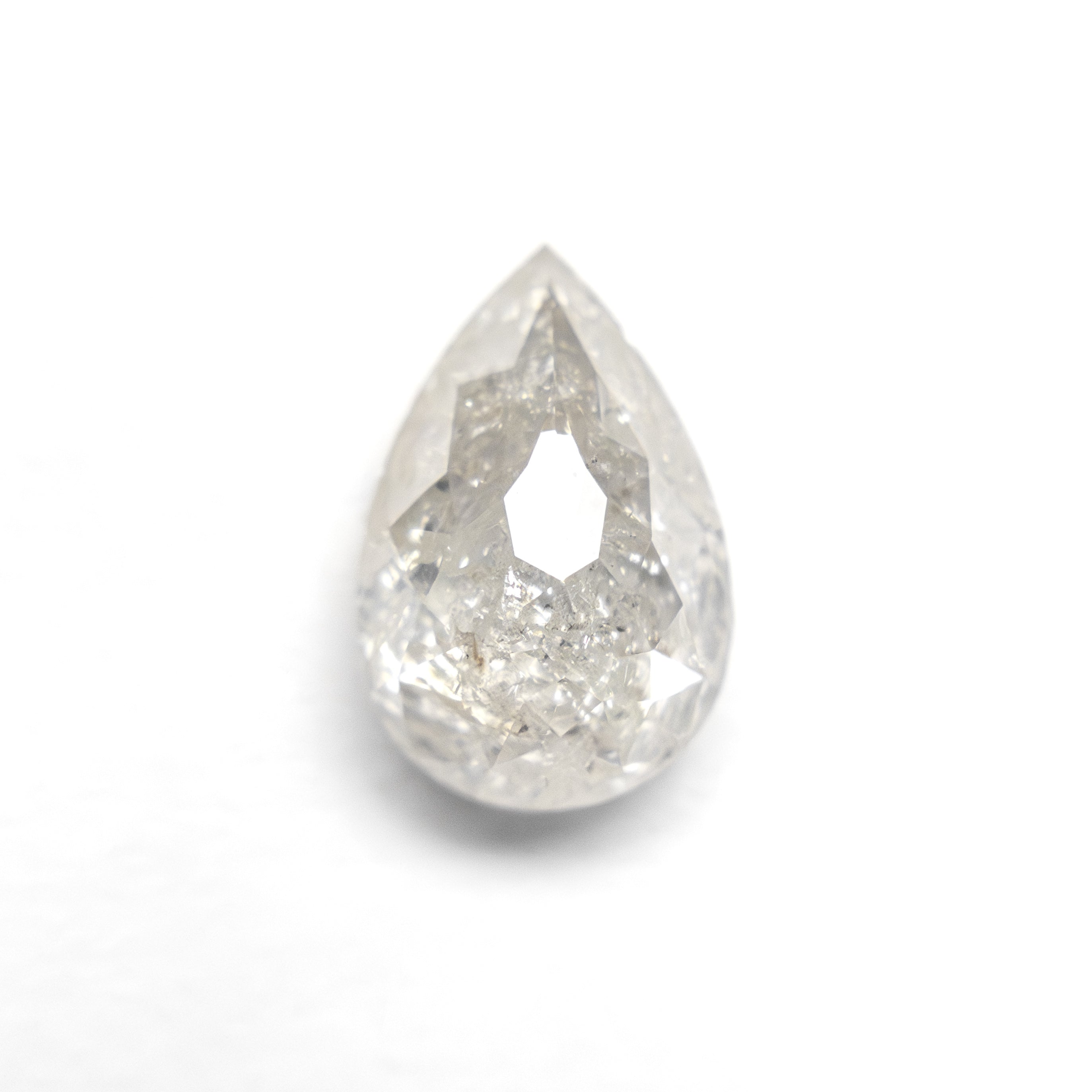 The 1.70ct 9.19x6.05x3.83mm Pear Rosecut 27536-47 by East London jeweller Rachel Boston | Discover our collections of unique and timeless engagement rings, wedding rings, and modern fine jewellery.