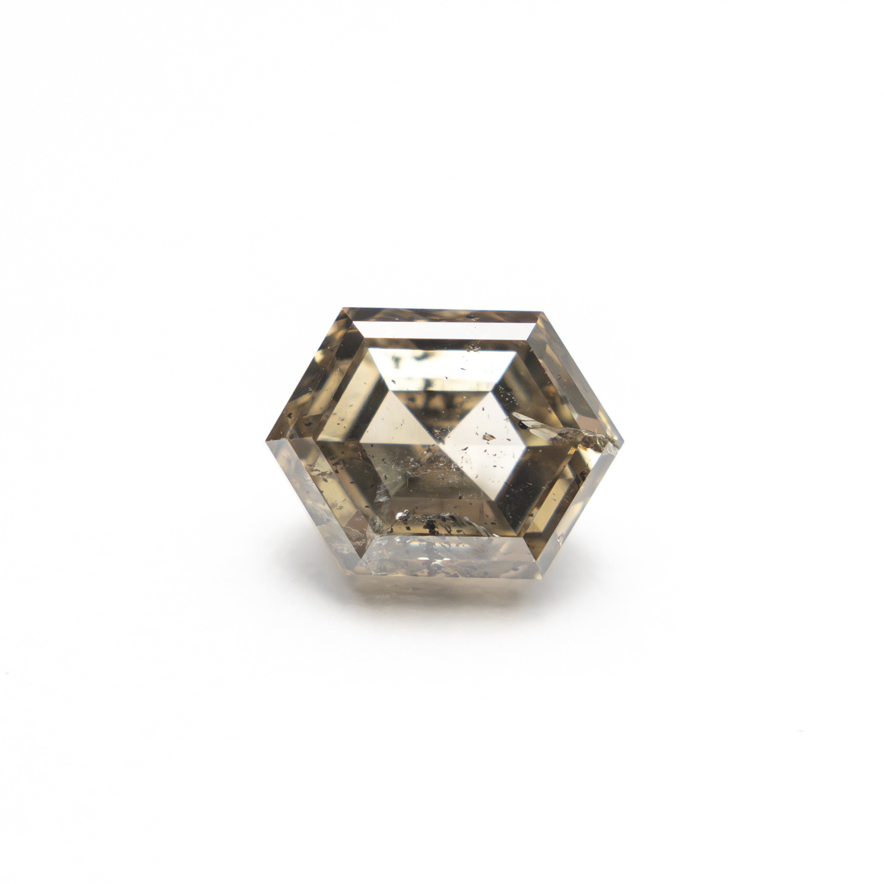 The 1.26ct 7.09x5.30x3.92mm Hexagon Rosecut 27537-38 by East London jeweller Rachel Boston | Discover our collections of unique and timeless engagement rings, wedding rings, and modern fine jewellery.