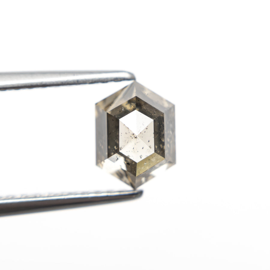 The 1.26ct 7.09x5.30x3.92mm Hexagon Rosecut 27537-38 by East London jeweller Rachel Boston | Discover our collections of unique and timeless engagement rings, wedding rings, and modern fine jewellery. - Rachel Boston Jewellery