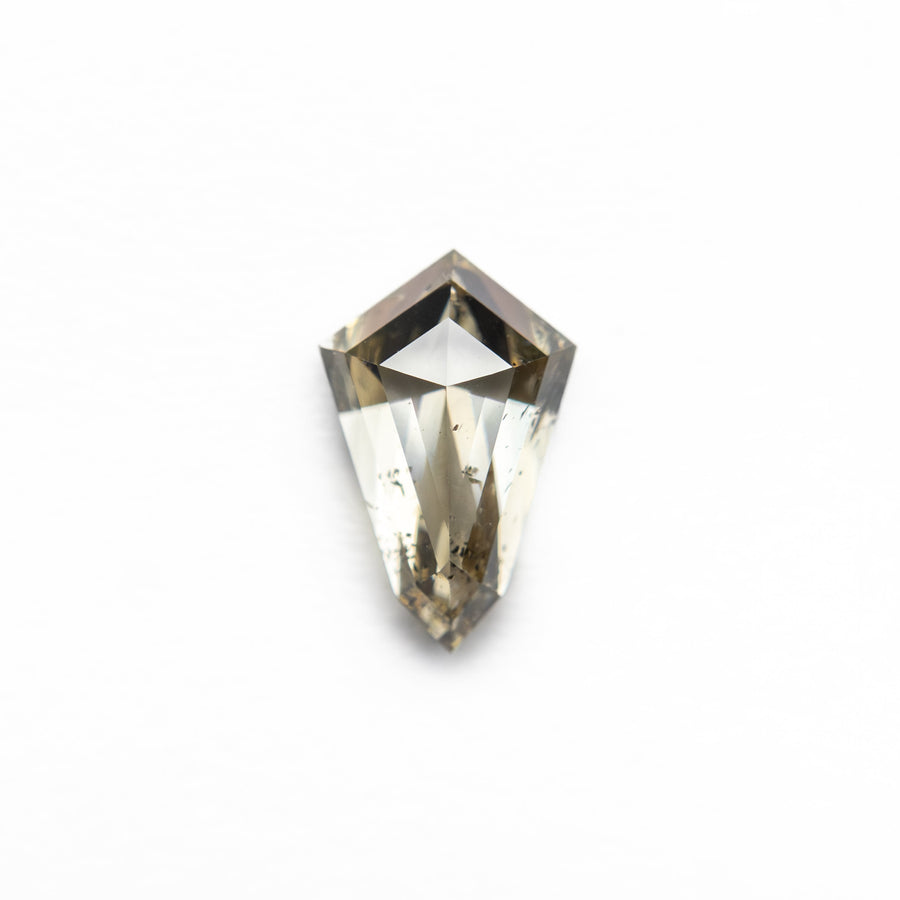 The 0.59ct 7.54x4.84x2.54mm Shield Rosecut 27537-41 by East London jeweller Rachel Boston | Discover our collections of unique and timeless engagement rings, wedding rings, and modern fine jewellery. - Rachel Boston Jewellery