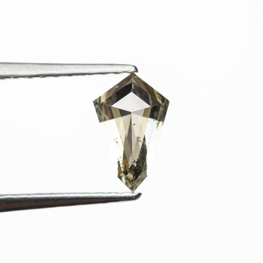 The 0.59ct 7.54x4.84x2.54mm Shield Rosecut 27537-41 by East London jeweller Rachel Boston | Discover our collections of unique and timeless engagement rings, wedding rings, and modern fine jewellery. - Rachel Boston Jewellery