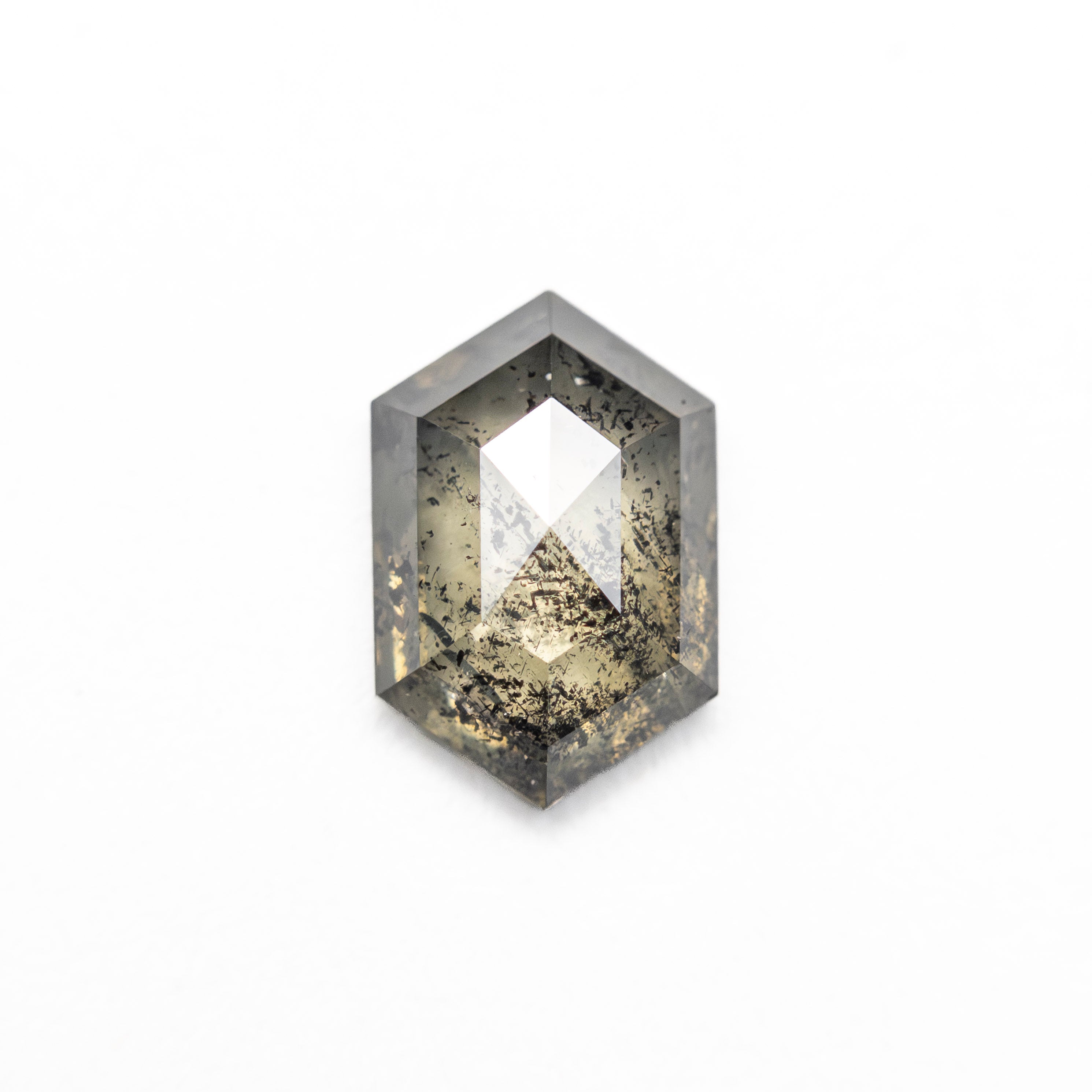 The 1.00ct 8.10x5.37x2.57mm Hexagon Rosecut 27537-48 by East London jeweller Rachel Boston | Discover our collections of unique and timeless engagement rings, wedding rings, and modern fine jewellery.