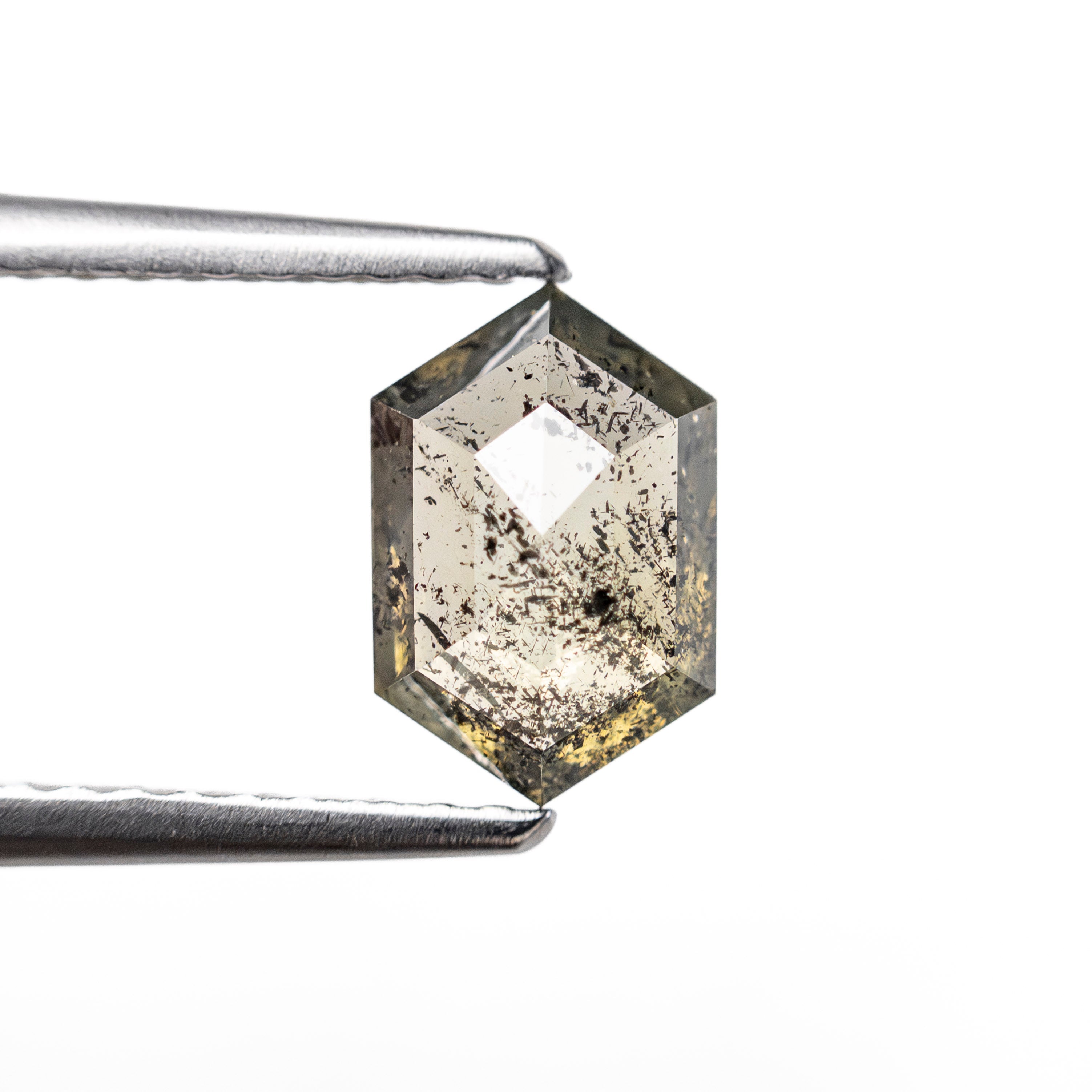 The 1.00ct 8.10x5.37x2.57mm Hexagon Rosecut 27537-48 by East London jeweller Rachel Boston | Discover our collections of unique and timeless engagement rings, wedding rings, and modern fine jewellery.