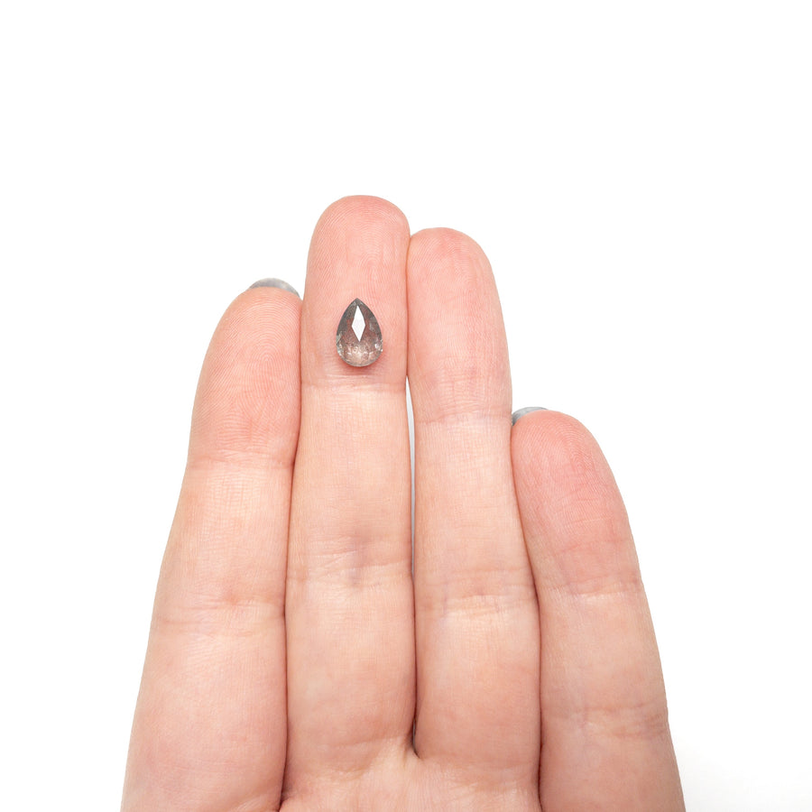 The 1.47ct 9.006.17x3.23mm Pear Rosecut 27542-01 by East London jeweller Rachel Boston | Discover our collections of unique and timeless engagement rings, wedding rings, and modern fine jewellery. - Rachel Boston Jewellery