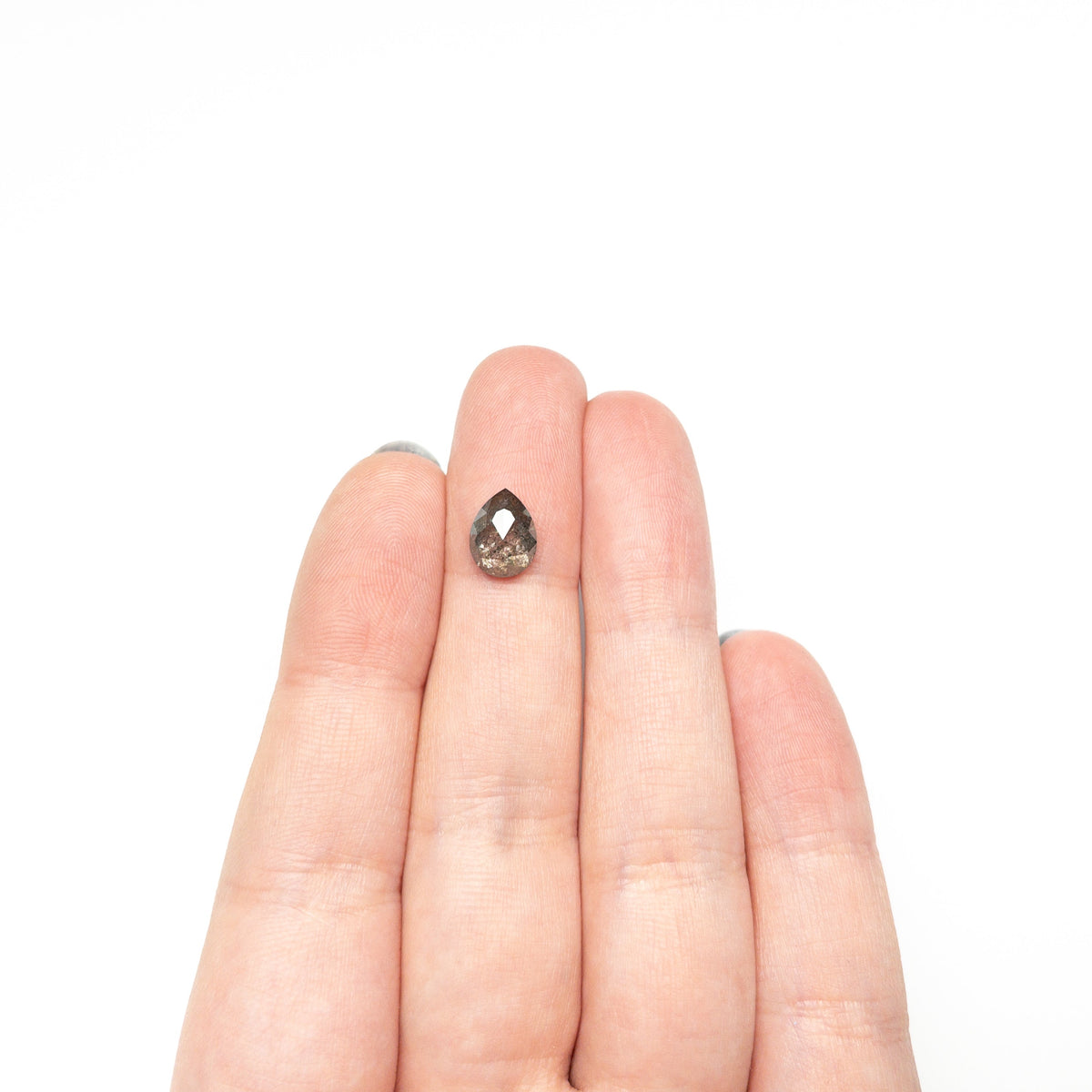 The 2.10ct 9.10x6.87x4.12mm Pear Double Cut 27542-03 by East London jeweller Rachel Boston | Discover our collections of unique and timeless engagement rings, wedding rings, and modern fine jewellery.