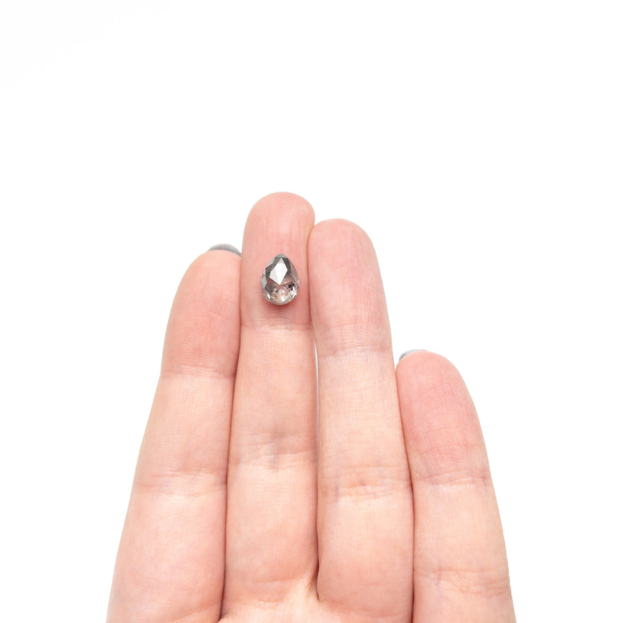 The 2.73ct 9.70x7.22x4.40mm Pear Double Cut 27542-12 by East London jeweller Rachel Boston | Discover our collections of unique and timeless engagement rings, wedding rings, and modern fine jewellery. - Rachel Boston Jewellery