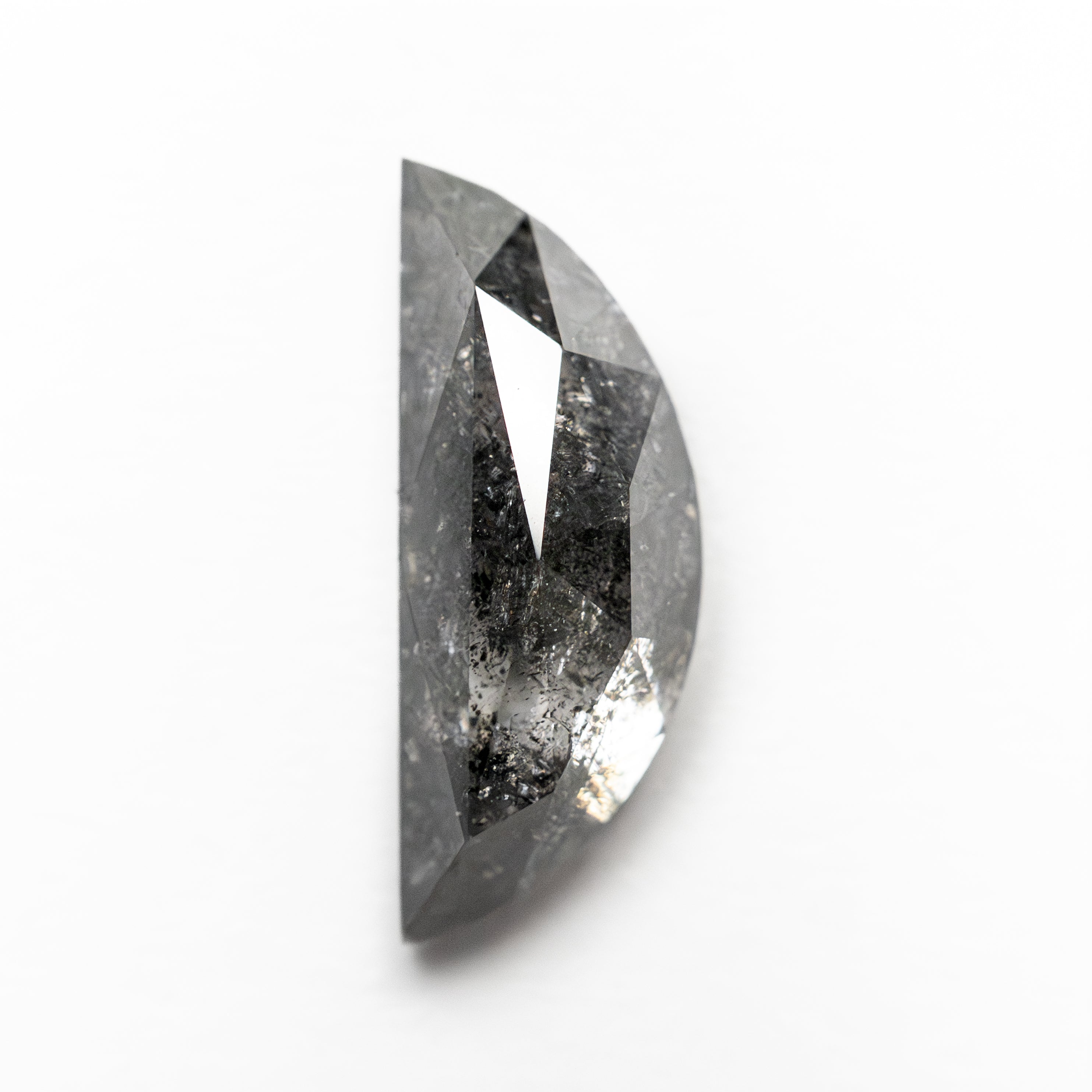 The 1.46ct 11.89x4.58x3.06mm Half Moon Rosecut 27545-04 by East London jeweller Rachel Boston | Discover our collections of unique and timeless engagement rings, wedding rings, and modern fine jewellery.