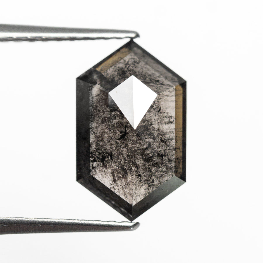 The 2.25ct 11.56x7.05x2.96mm Hexagon Rosecut 27548-01 by East London jeweller Rachel Boston | Discover our collections of unique and timeless engagement rings, wedding rings, and modern fine jewellery. - Rachel Boston Jewellery