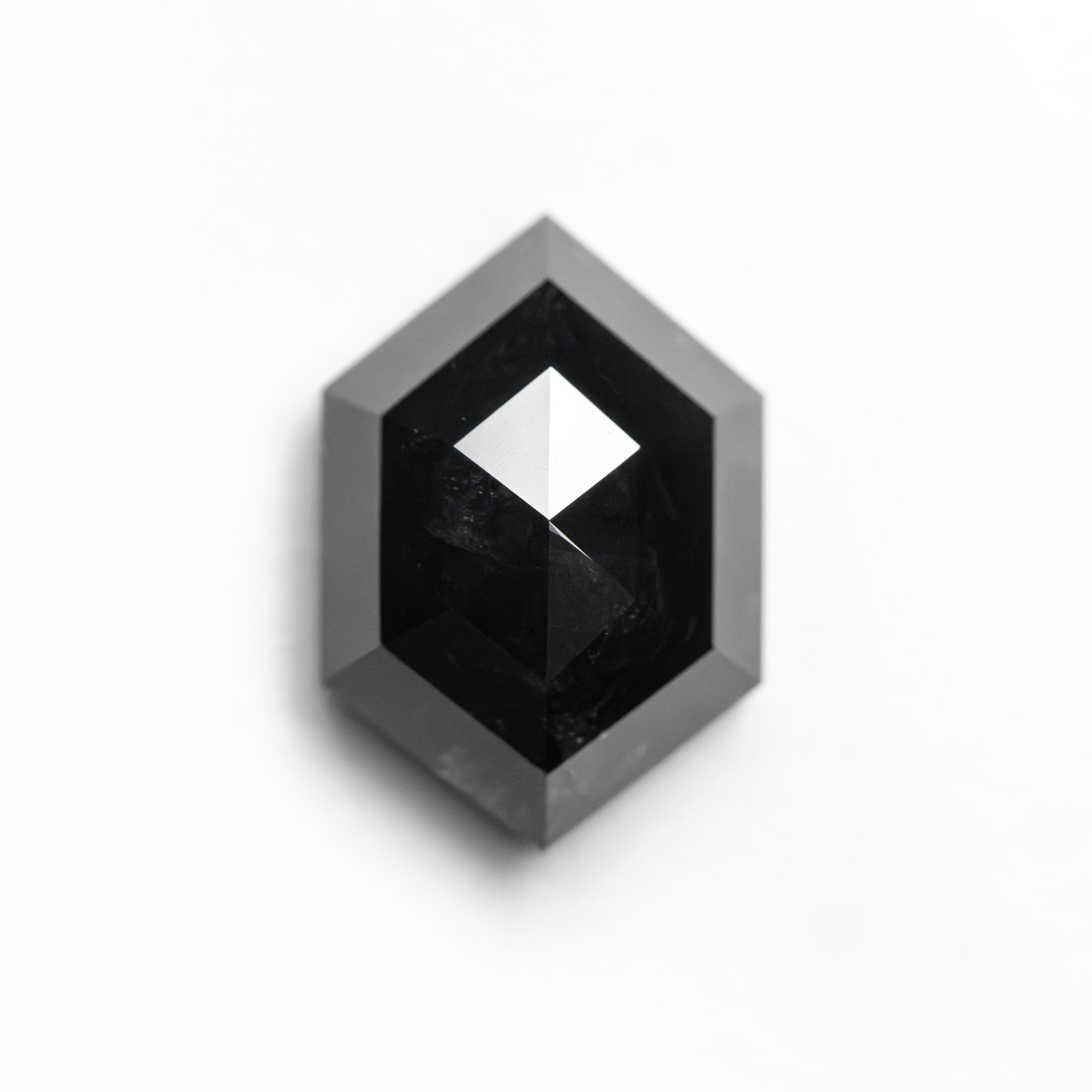 The 2.43ct 10.16x7.09x4.14mm Hexagon Rosecut 27548-04 by East London jeweller Rachel Boston | Discover our collections of unique and timeless engagement rings, wedding rings, and modern fine jewellery.