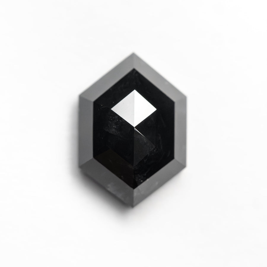 The 2.43ct 10.16x7.09x4.14mm Hexagon Rosecut 27548-04 by East London jeweller Rachel Boston | Discover our collections of unique and timeless engagement rings, wedding rings, and modern fine jewellery. - Rachel Boston Jewellery