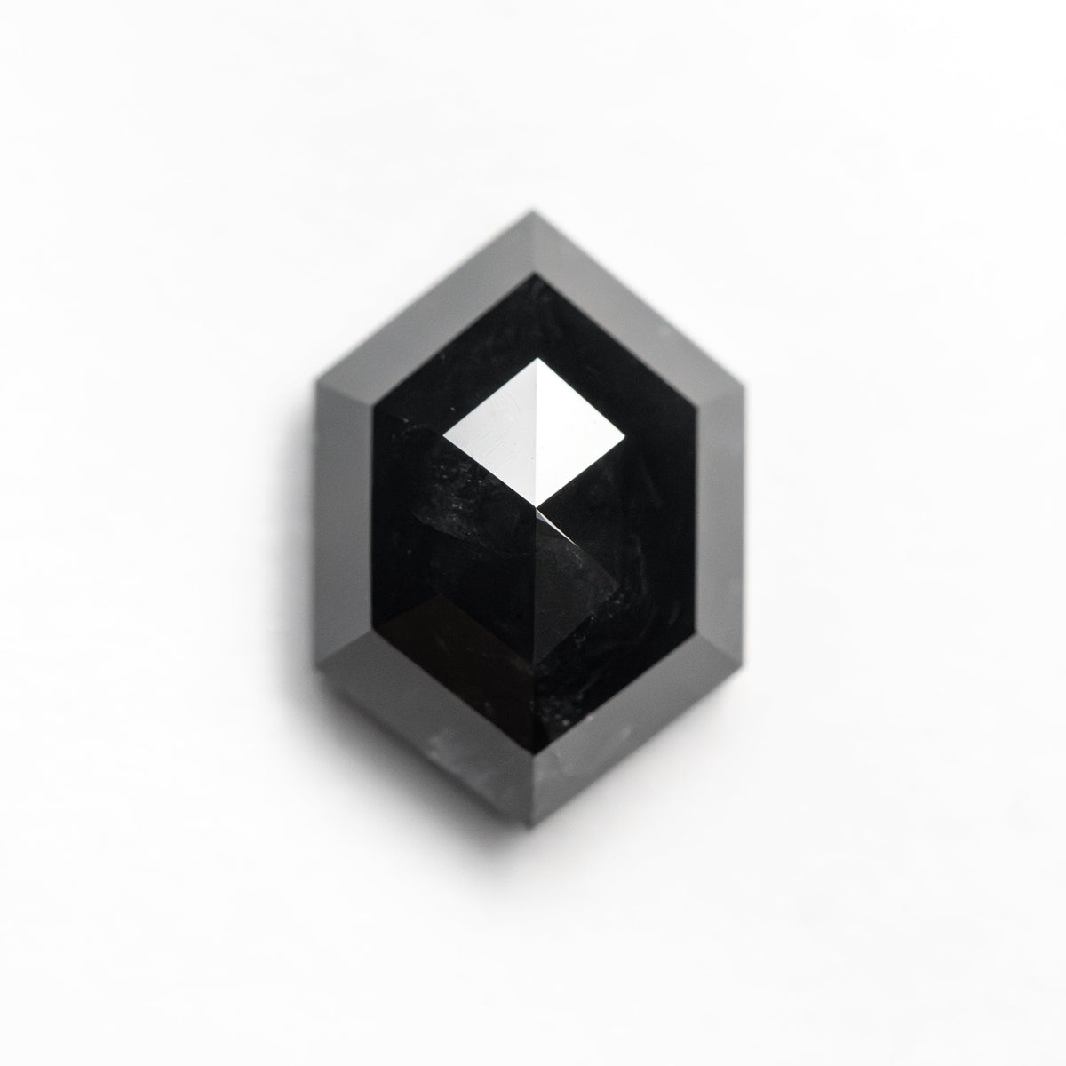 The 2.43ct 10.16x7.09x4.14mm Hexagon Rosecut 27548-04 by East London jeweller Rachel Boston | Discover our collections of unique and timeless engagement rings, wedding rings, and modern fine jewellery.