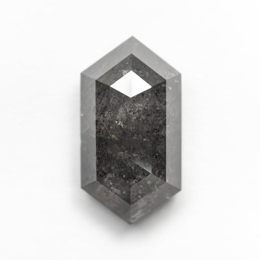 The 2.87ct 11.74x6.26x3.89mm Hexagon Rosecut 27548-05 by East London jeweller Rachel Boston | Discover our collections of unique and timeless engagement rings, wedding rings, and modern fine jewellery. - Rachel Boston Jewellery