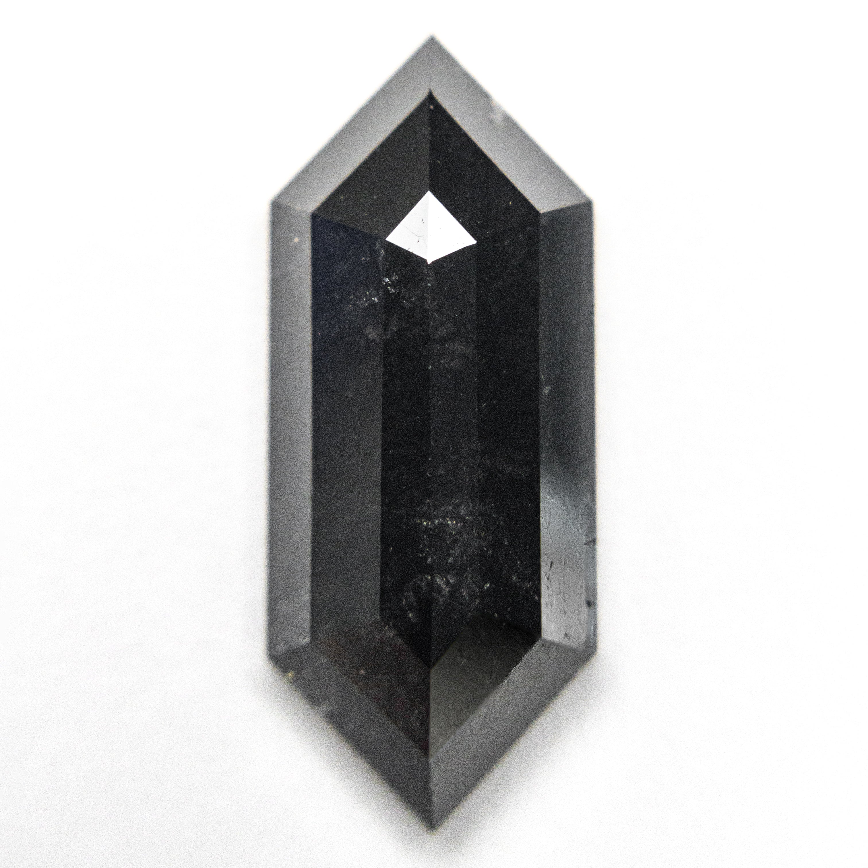 The 4.03ct 17.48x7.3x3.35mm Hexagon Rosecut 27549-01 by East London jeweller Rachel Boston | Discover our collections of unique and timeless engagement rings, wedding rings, and modern fine jewellery.