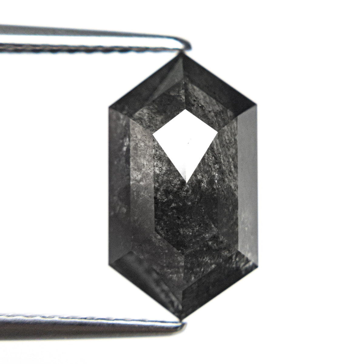 The 3.92ct 13.55x7.57x4.34mm Hexagon Rosecut 27549-03 by East London jeweller Rachel Boston | Discover our collections of unique and timeless engagement rings, wedding rings, and modern fine jewellery.