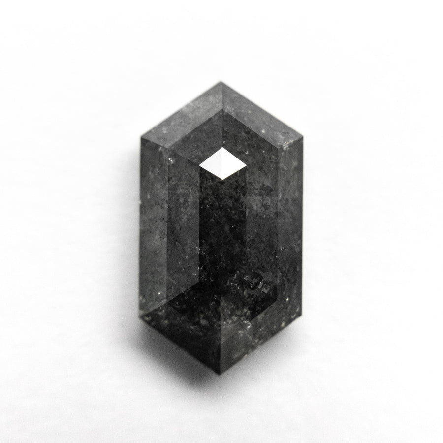 The 3.14ct 12.17x6.75x3.96mm Hexagon Rosecut 27549-04 by East London jeweller Rachel Boston | Discover our collections of unique and timeless engagement rings, wedding rings, and modern fine jewellery. - Rachel Boston Jewellery