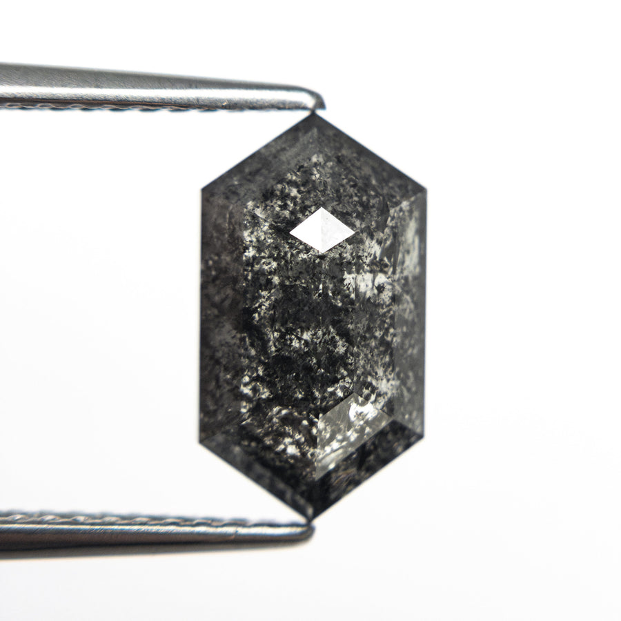 The 3.14ct 12.17x6.75x3.96mm Hexagon Rosecut 27549-04 by East London jeweller Rachel Boston | Discover our collections of unique and timeless engagement rings, wedding rings, and modern fine jewellery. - Rachel Boston Jewellery