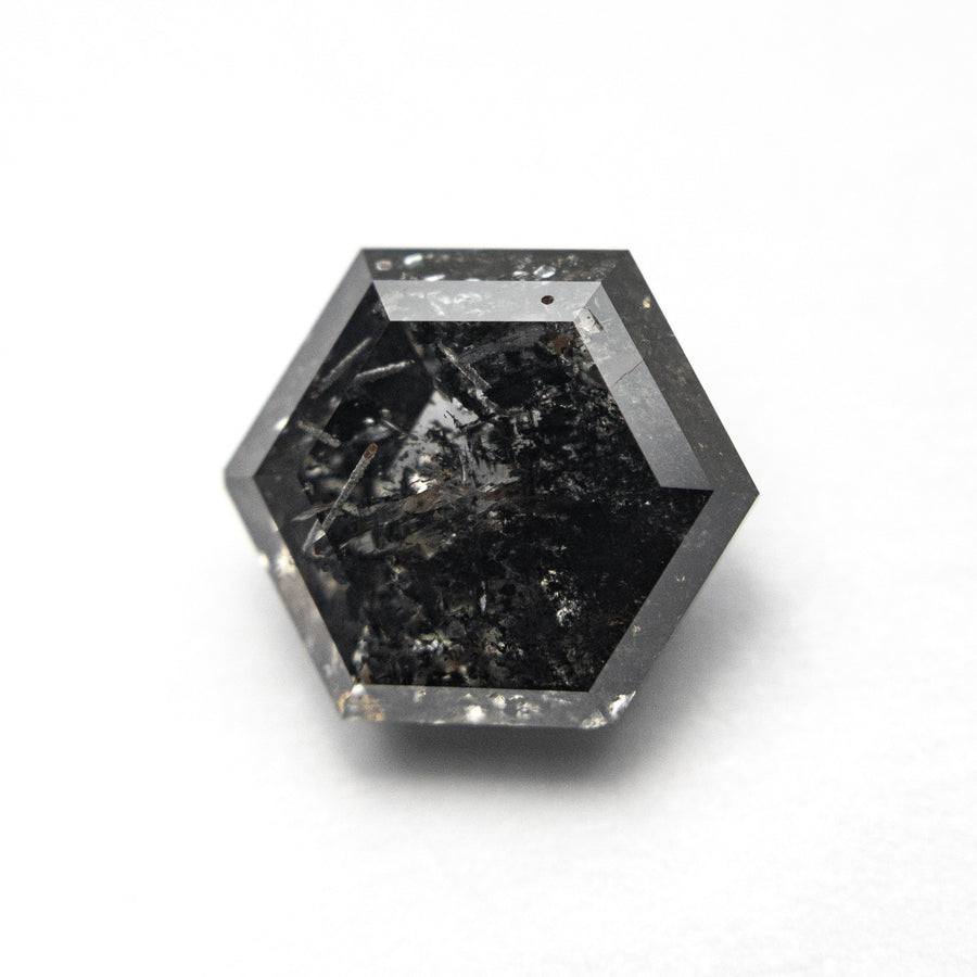 The 3.30ct 9.87x8.58x4.80mm Hexagon Rosecut 27550-01 by East London jeweller Rachel Boston | Discover our collections of unique and timeless engagement rings, wedding rings, and modern fine jewellery. - Rachel Boston Jewellery