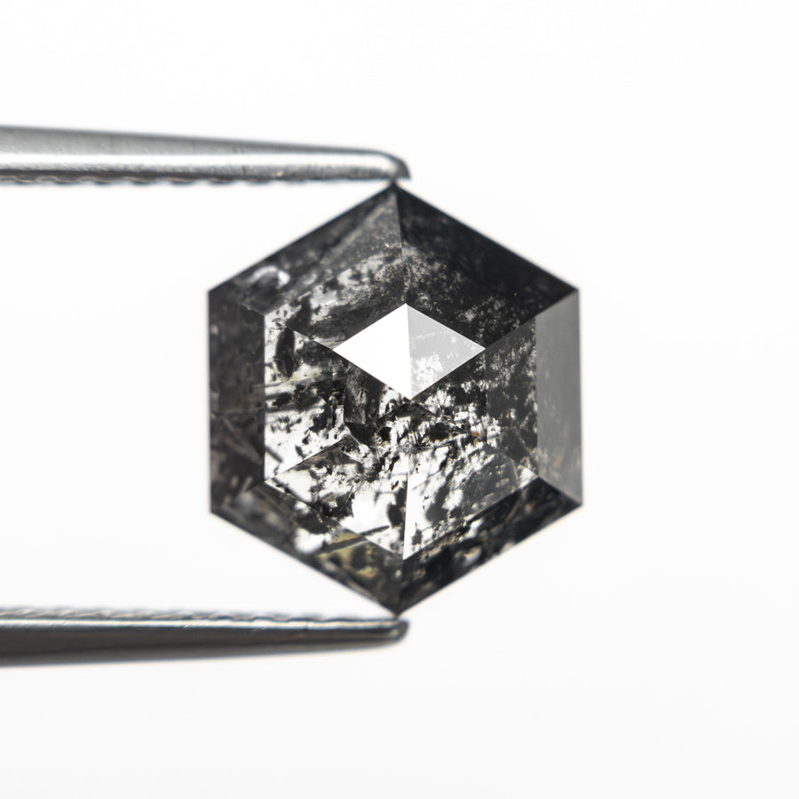 The 3.30ct 9.87x8.58x4.80mm Hexagon Rosecut 27550-01 by East London jeweller Rachel Boston | Discover our collections of unique and timeless engagement rings, wedding rings, and modern fine jewellery. - Rachel Boston Jewellery
