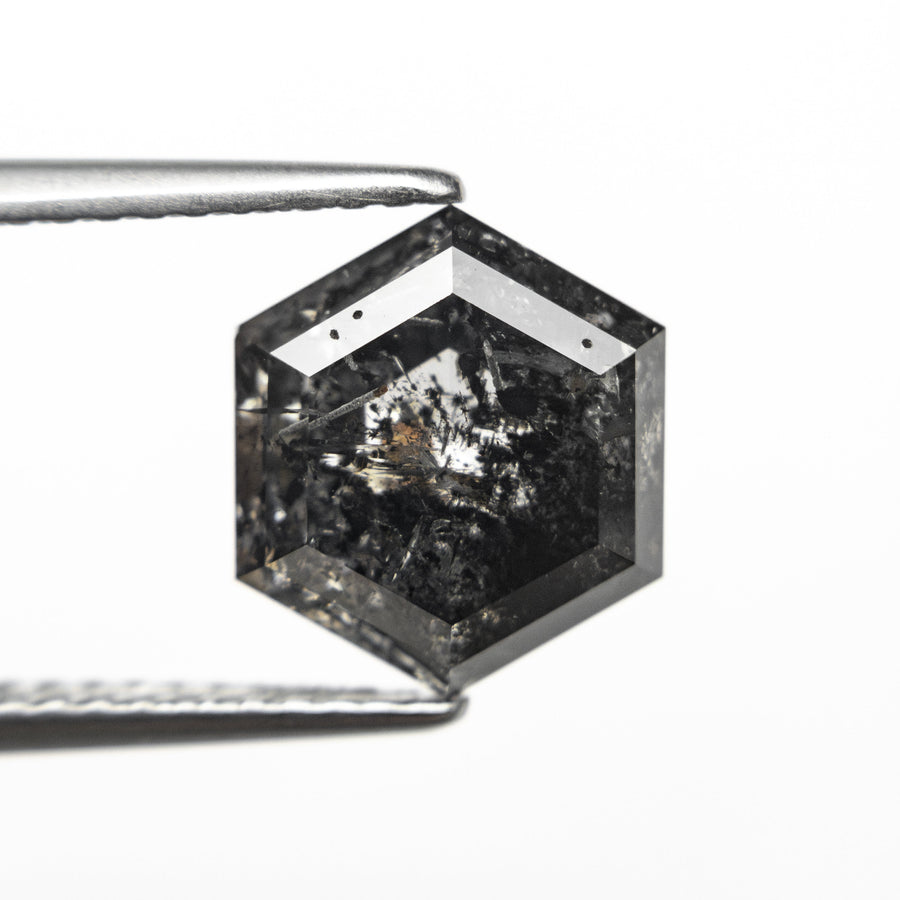 The 3.30ct 9.87x8.58x4.80mm Hexagon Rosecut 27550-01 by East London jeweller Rachel Boston | Discover our collections of unique and timeless engagement rings, wedding rings, and modern fine jewellery. - Rachel Boston Jewellery
