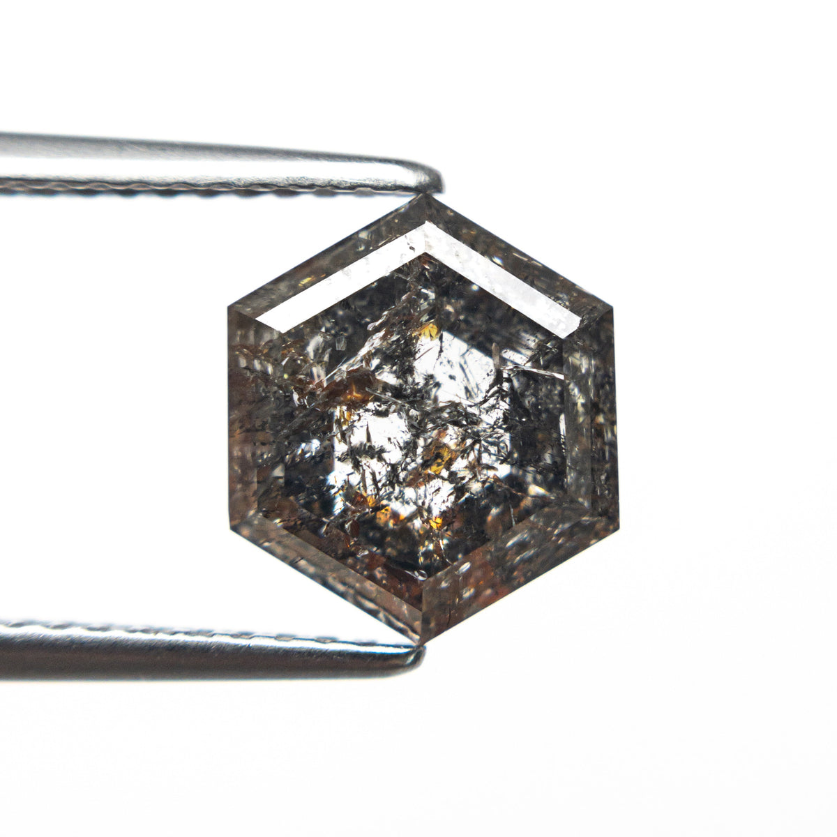 The 3.25ct 9.54x8.38x4.54mm Hexagon Rosecut 27550-02 by East London jeweller Rachel Boston | Discover our collections of unique and timeless engagement rings, wedding rings, and modern fine jewellery.