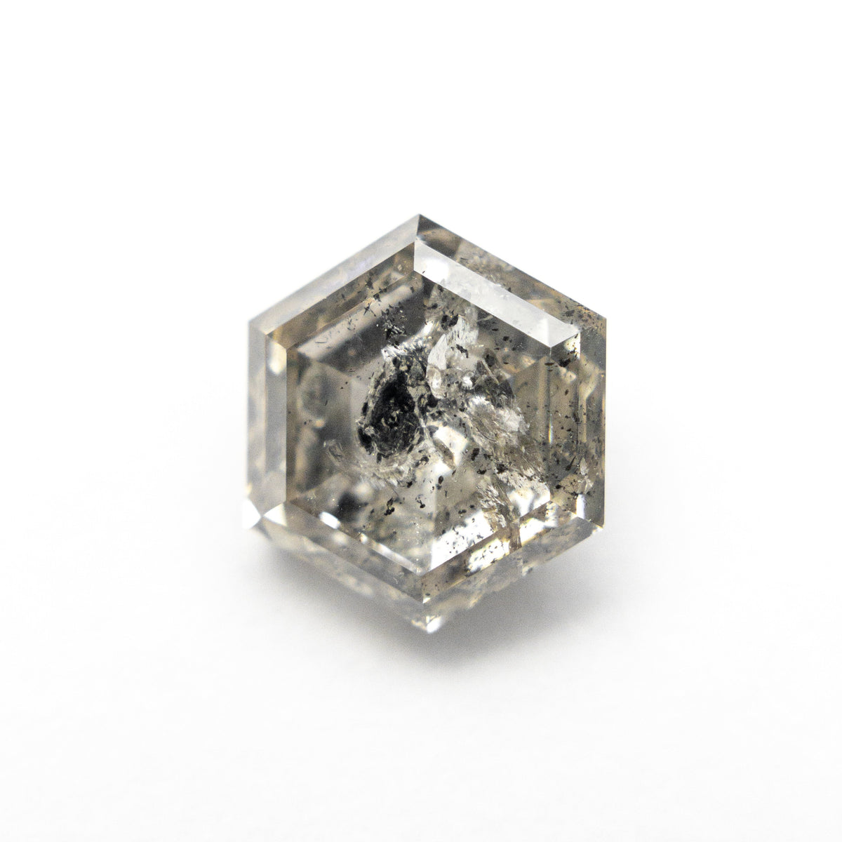 The 2.84ct 9.11x7.87x4.80mm Hexagon Rosecut 27550-03 by East London jeweller Rachel Boston | Discover our collections of unique and timeless engagement rings, wedding rings, and modern fine jewellery.