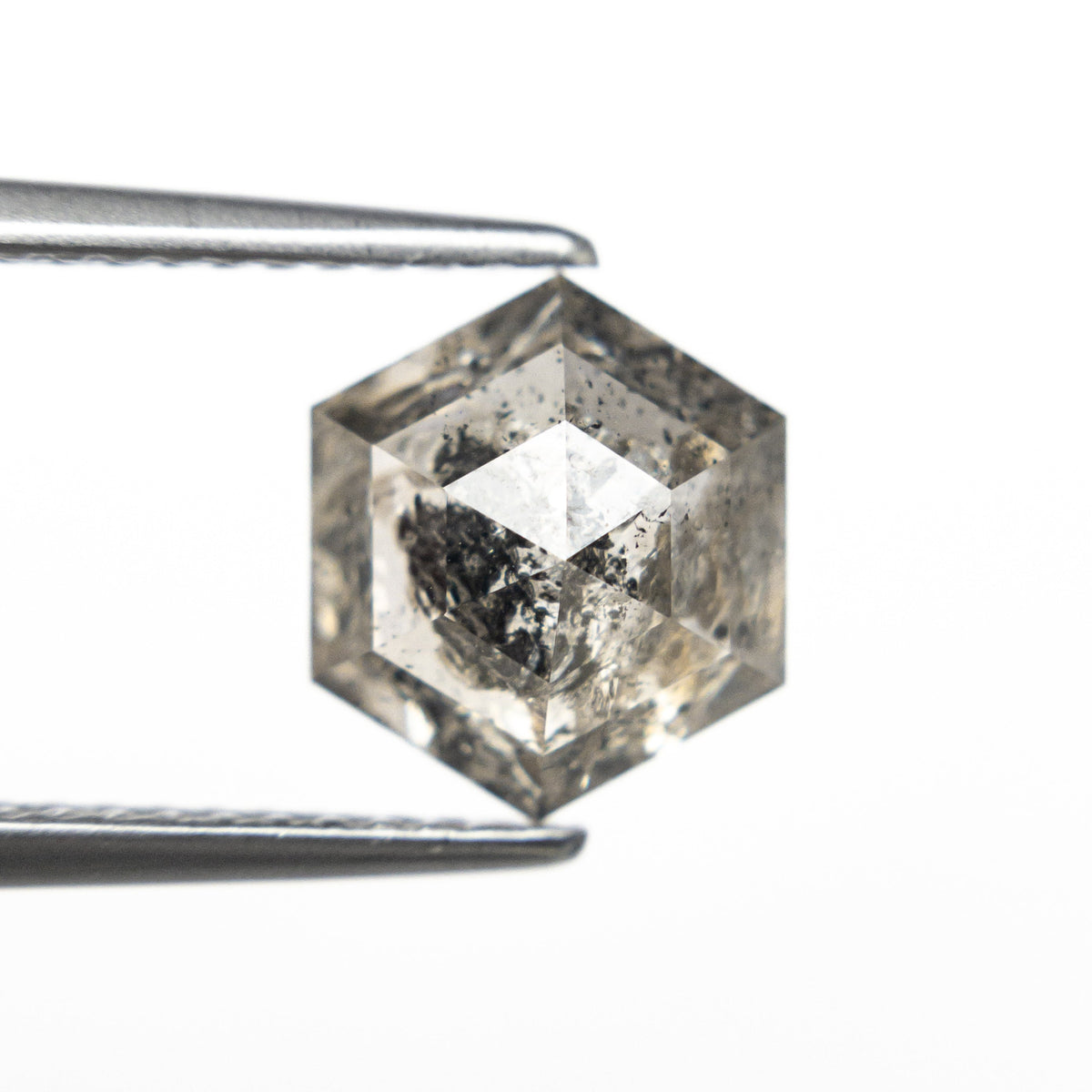 The 2.84ct 9.11x7.87x4.80mm Hexagon Rosecut 27550-03 by East London jeweller Rachel Boston | Discover our collections of unique and timeless engagement rings, wedding rings, and modern fine jewellery.