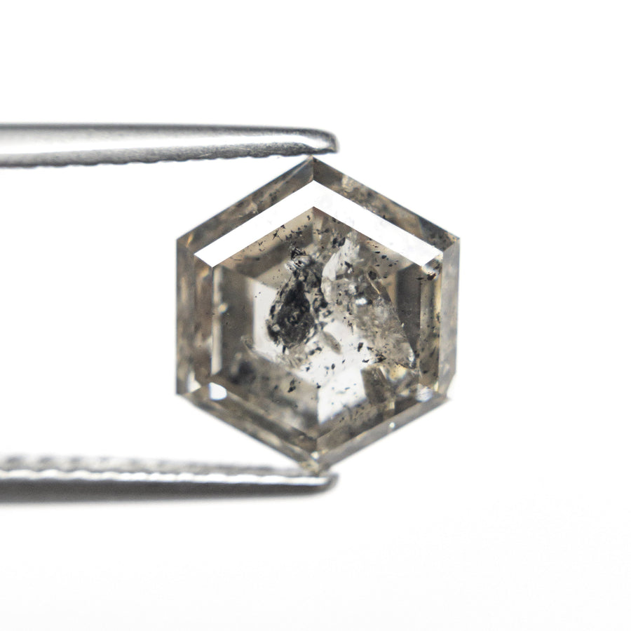 The 2.84ct 9.11x7.87x4.80mm Hexagon Rosecut 27550-03 by East London jeweller Rachel Boston | Discover our collections of unique and timeless engagement rings, wedding rings, and modern fine jewellery. - Rachel Boston Jewellery