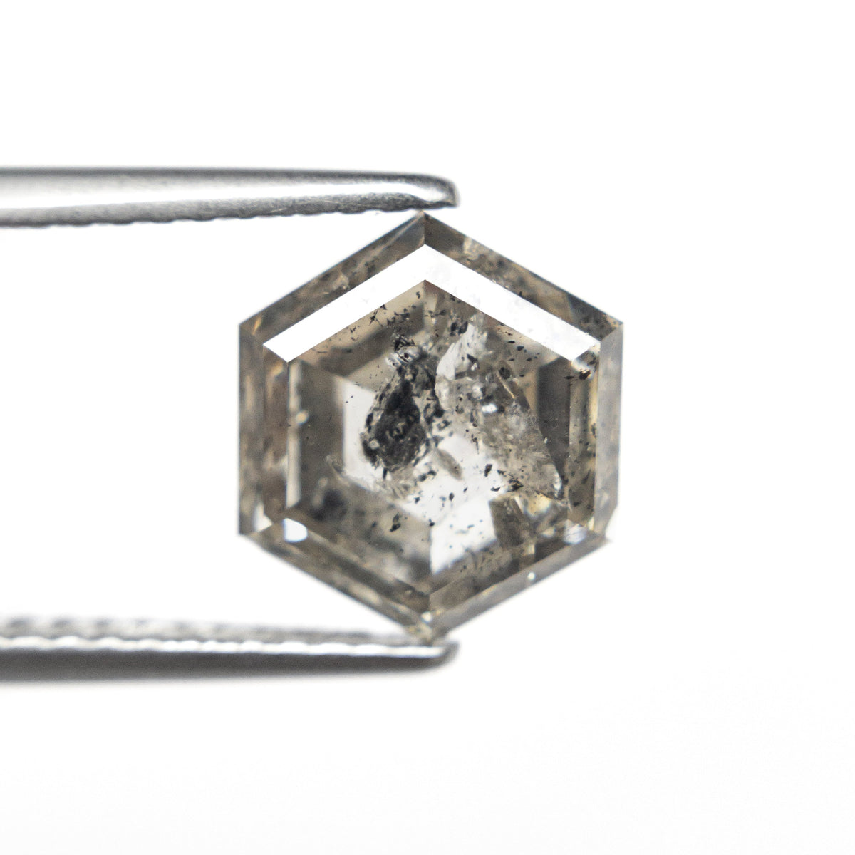 The 2.84ct 9.11x7.87x4.80mm Hexagon Rosecut 27550-03 by East London jeweller Rachel Boston | Discover our collections of unique and timeless engagement rings, wedding rings, and modern fine jewellery.
