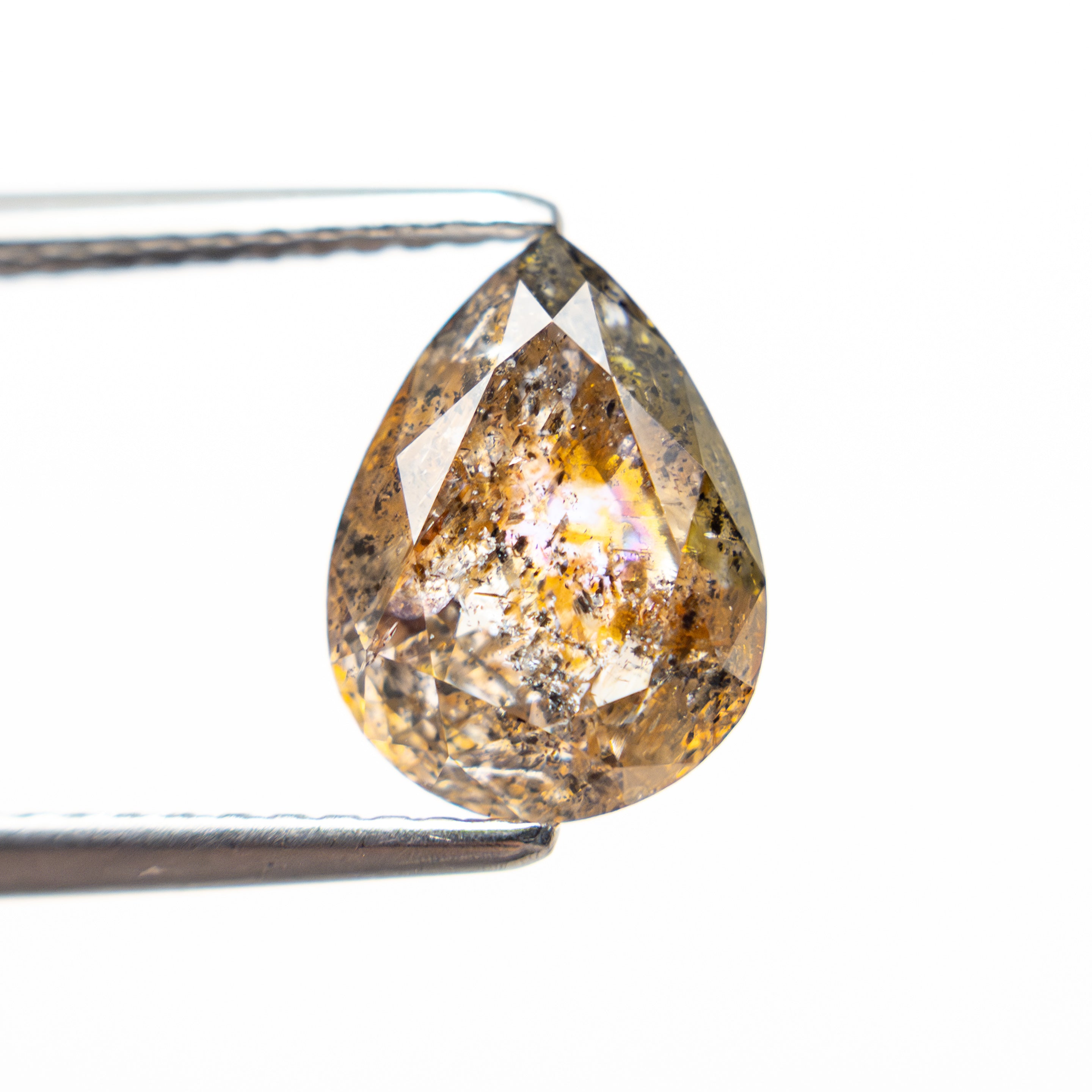 The 2.47ct 9.89x7.27x4.57mm Pear Double Cut 27553-02 by East London jeweller Rachel Boston | Discover our collections of unique and timeless engagement rings, wedding rings, and modern fine jewellery.