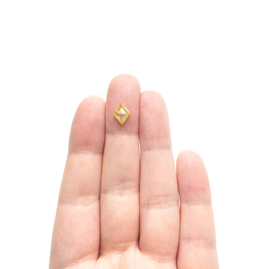 The 1.25ct 9.70x7.50x3.15mm Lozenge Rosecut 27564-02 by East London jeweller Rachel Boston | Discover our collections of unique and timeless engagement rings, wedding rings, and modern fine jewellery. - Rachel Boston Jewellery