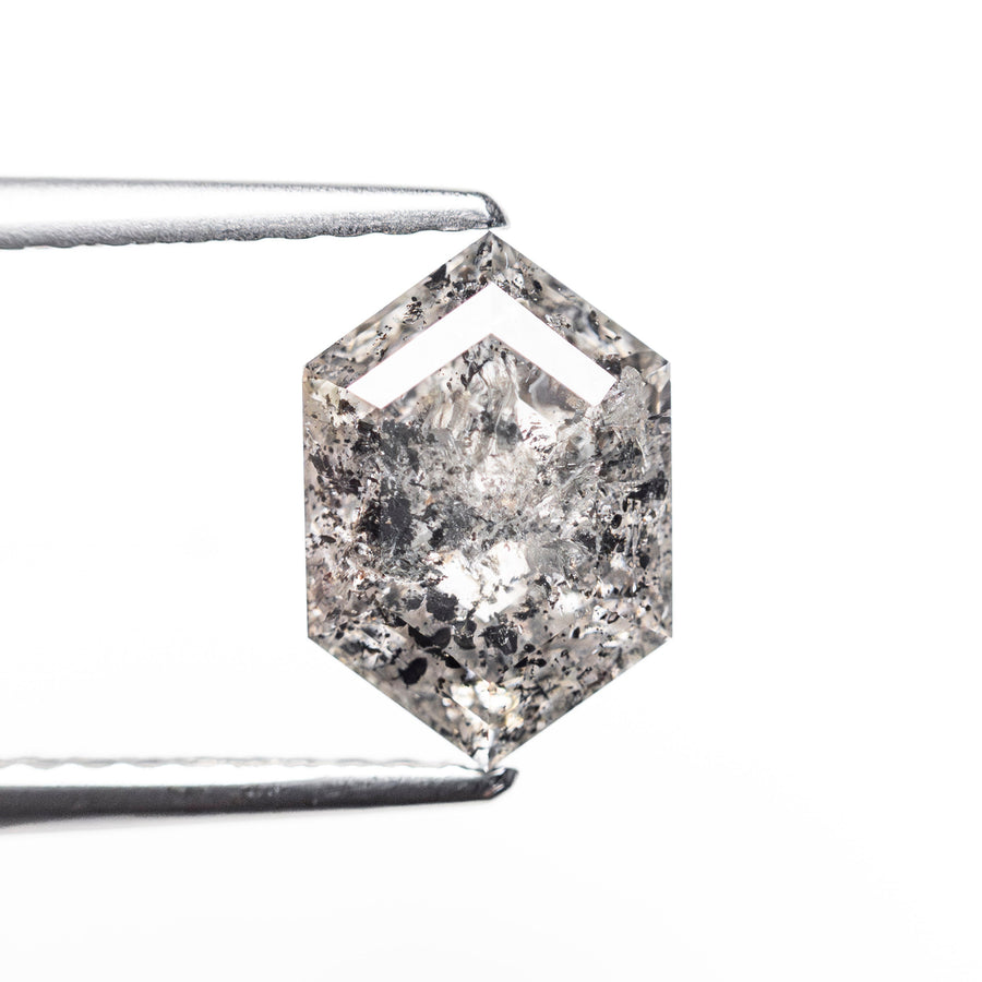 The 1.82ct 9.05x6.14x4.07mm Hexagon Step Cut 🇨🇦 27636-01 by East London jeweller Rachel Boston | Discover our collections of unique and timeless engagement rings, wedding rings, and modern fine jewellery. - Rachel Boston Jewellery