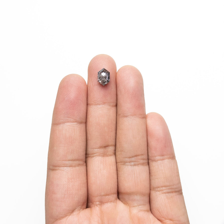 The 1.82ct 9.05x6.14x4.07mm Hexagon Step Cut 🇨🇦 27636-01 by East London jeweller Rachel Boston | Discover our collections of unique and timeless engagement rings, wedding rings, and modern fine jewellery. - Rachel Boston Jewellery