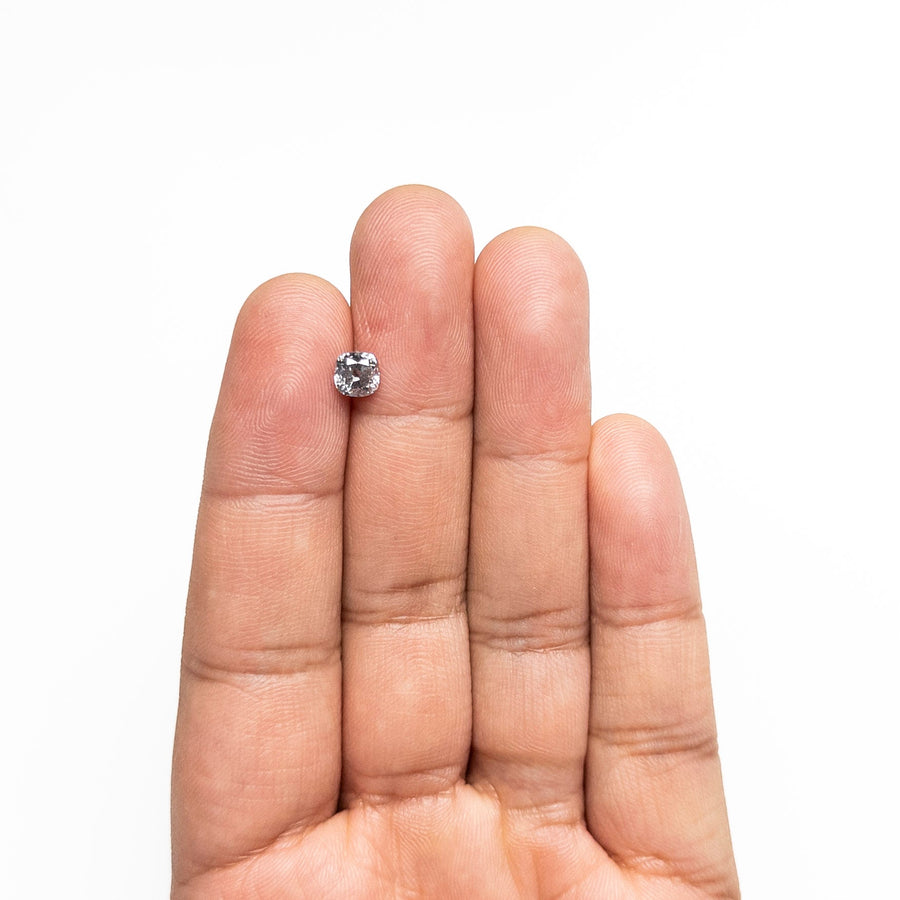 The 0.85ct 5.38x5.27x3.64mm Modern Antique Old Mine Cut 🇨🇦 27641-01 by East London jeweller Rachel Boston | Discover our collections of unique and timeless engagement rings, wedding rings, and modern fine jewellery. - Rachel Boston Jewellery