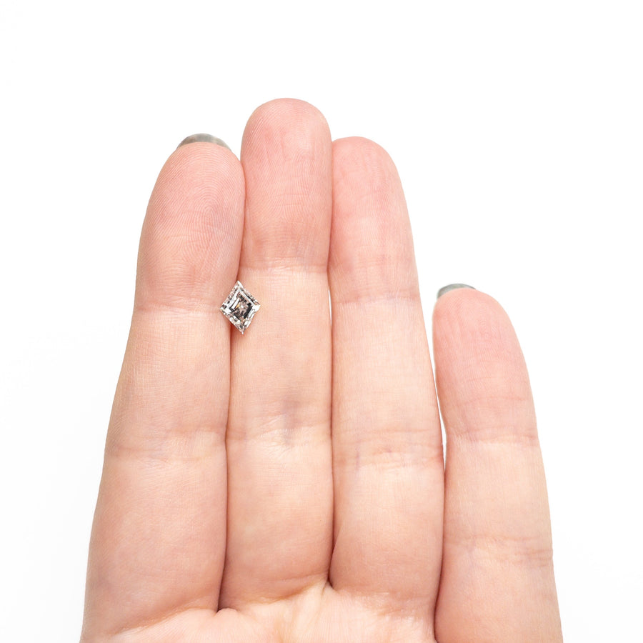 The 0.93ct 8.14x6.30x3.69mm Lozenge Step Cut 🇨🇦 27680-01 by East London jeweller Rachel Boston | Discover our collections of unique and timeless engagement rings, wedding rings, and modern fine jewellery. - Rachel Boston Jewellery